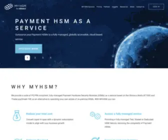 MYHSM.com(Payment Hardware Security Modules (HSMs) as a Service) Screenshot