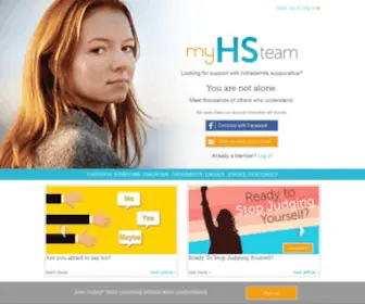 MYHsteam.com(Hidradenitis suppurativa Support Online) Screenshot