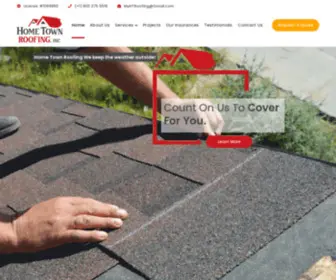 MYHtroofing.com(Home Town Roofing) Screenshot