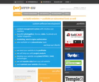 MYHTTP.eu(Content management system) Screenshot