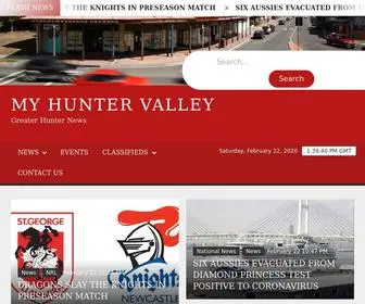 Myhuntervalley.com(Greater Hunter News %) Screenshot