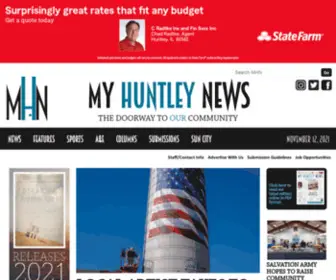 Myhuntleynews.com(My Huntley News) Screenshot