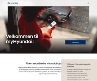 MYhyundai.no(Log In) Screenshot