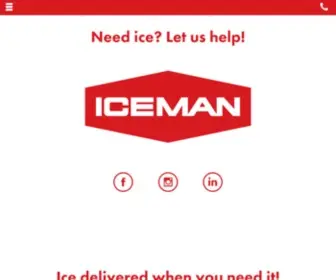 Myiceman.com(Ice Delivery Company) Screenshot