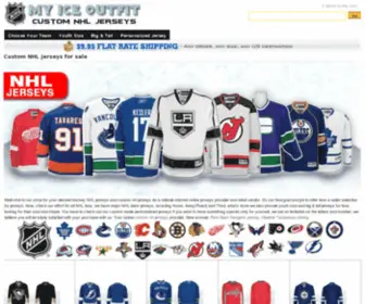 Myiceoutfit.com(Custom nhl jerseys for sale) Screenshot