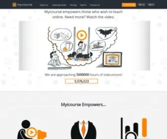 Myicourse.com(MyiCourse a Free Learning Management System) Screenshot
