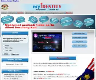 Myidentity.gov.my(Myidentity) Screenshot