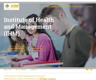 Myihm.com.au(IHM) Screenshot