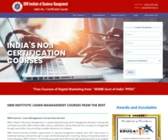 Myiibmindia.in(Online Certificate Programs in India) Screenshot