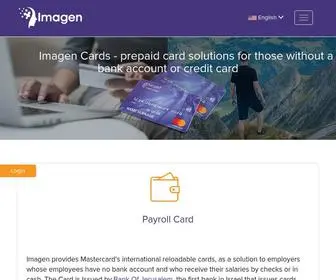 Myimagen.com(Prepaid International Cash Card) Screenshot