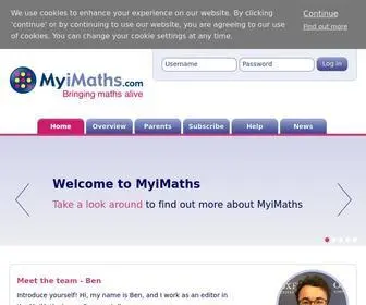 Myimaths.com(Home) Screenshot