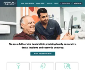 Myimplantdentist.com.au(Dentist perth) Screenshot