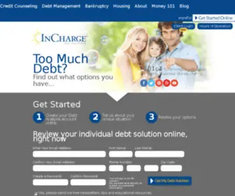 Myincharge.org(Debt Consolidation) Screenshot