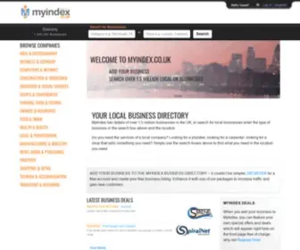 Myindex.co.uk(UK Business Directory) Screenshot