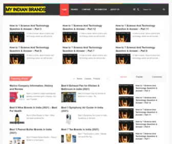 Myindianbrands.com(Home) Screenshot