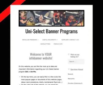 Myinfobanner.com(Uni-Select Banner Programs) Screenshot