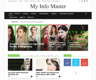 Myinfomaster.com(Info Master News) Screenshot