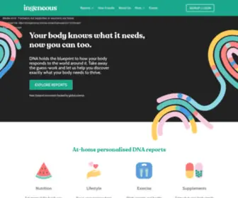 Myingeneous.com(Know your body) Screenshot