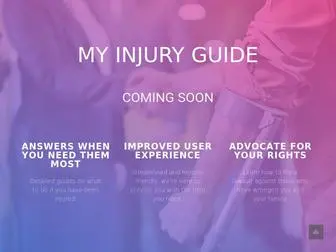 Myinjuryguide.com(My Injury Guide) Screenshot