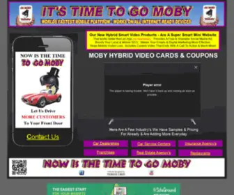 Myinsagency.com(MOBY Smart Hybrid Video Cards & Coupuns are built on Worlds fastest mobile platform) Screenshot