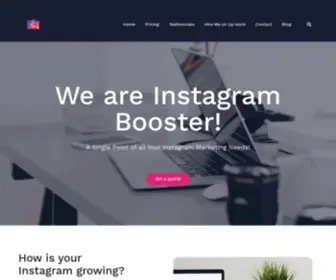 Myinstagrammanager.com(Marketing) Screenshot