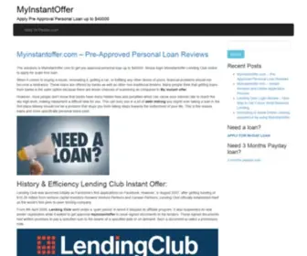 Myinstantofferloanpro.com(The solutions) Screenshot