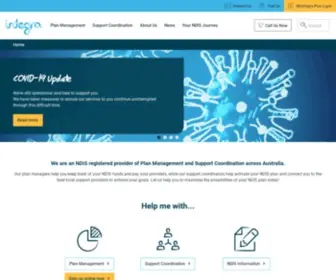 Myintegra.com.au(NDIS Plan Management) Screenshot