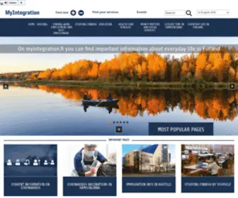 Myintegration.fi(Etusivu) Screenshot
