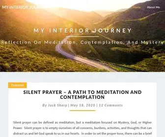 Myinteriorjourney.com(Reflection on Meditation) Screenshot