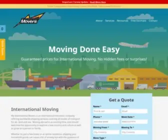 Myinternationalmovers.com(My International Movers) Screenshot