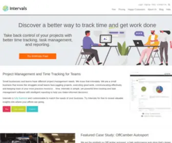 Myintervals.com(Time Tracking & Project Management for Teams) Screenshot