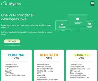 Myip.io(Dedicated VPN Service) Screenshot