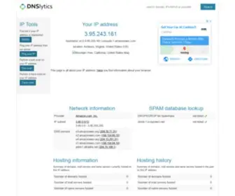 Myip.report(My IP Address) Screenshot