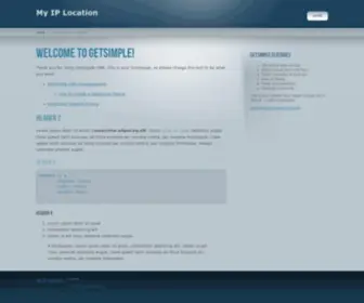 Myiplocation.net(Getsimple) Screenshot