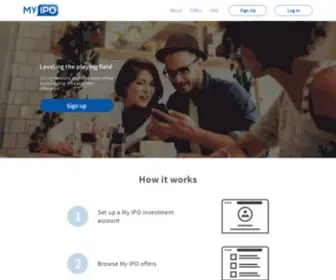 Myipo.com(My IPO) Screenshot