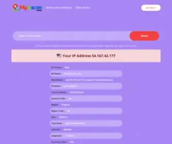 Myipscan.com(Free IP scanner) Screenshot