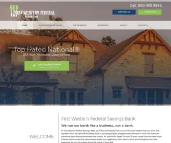 Myiralender.com(First Western Federal Savings Bank) Screenshot