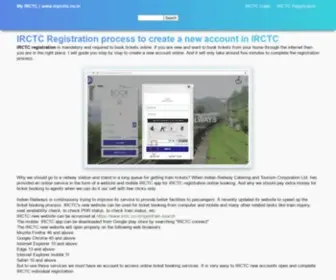 Myirctc.co.in(Train Ticket Booking Online) Screenshot