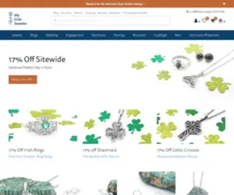 MyirishJeweler.com(My Irish Jeweler) Screenshot