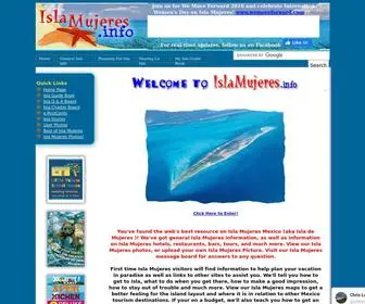 Myisla.com(Your Guide to Isla Mujeres Mexico) Screenshot