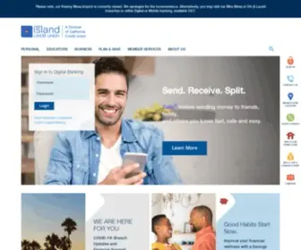 Myisland.com(California Credit Union & North Island Credit Union) Screenshot