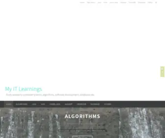 Myitlearnings.com(Posts related to computer science) Screenshot