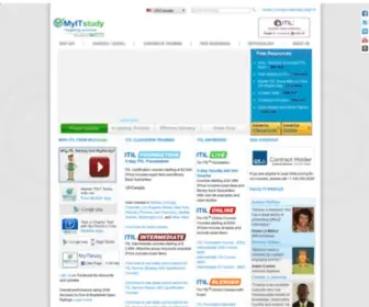 Myitstudy.com(ITIL Certification from the best in ITIL training) Screenshot