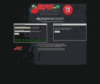Myjasperaccount.com(My JASPER Account) Screenshot
