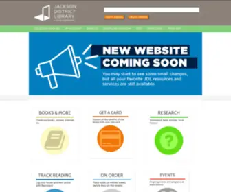 MYJDL.com(Jackson District Library) Screenshot