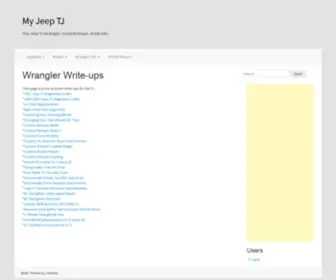 Myjeeptj.com(Wrangler Write) Screenshot