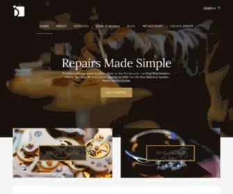 Myjewelryrepair.com(The Premier Watch & Jewelry Repair Service) Screenshot