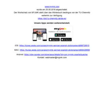 MYJMK.com(Aleman español) Screenshot