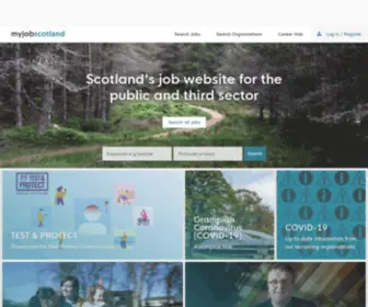 Myjobscotland.com(Home) Screenshot