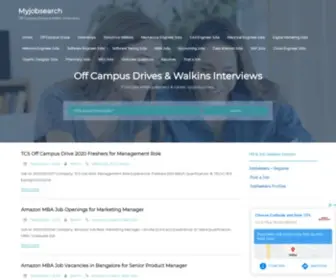 Myjobsearch.in(Off Campus Drives) Screenshot